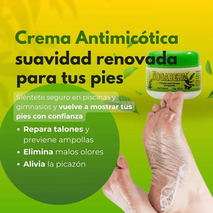 Elimina Hongos, Picazón y Mal Olor — Recupera tus Uñas con Nogaderm®
