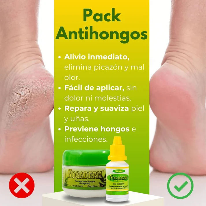 Elimina Hongos, Picazón y Mal Olor — Recupera tus Uñas con Nogaderm®