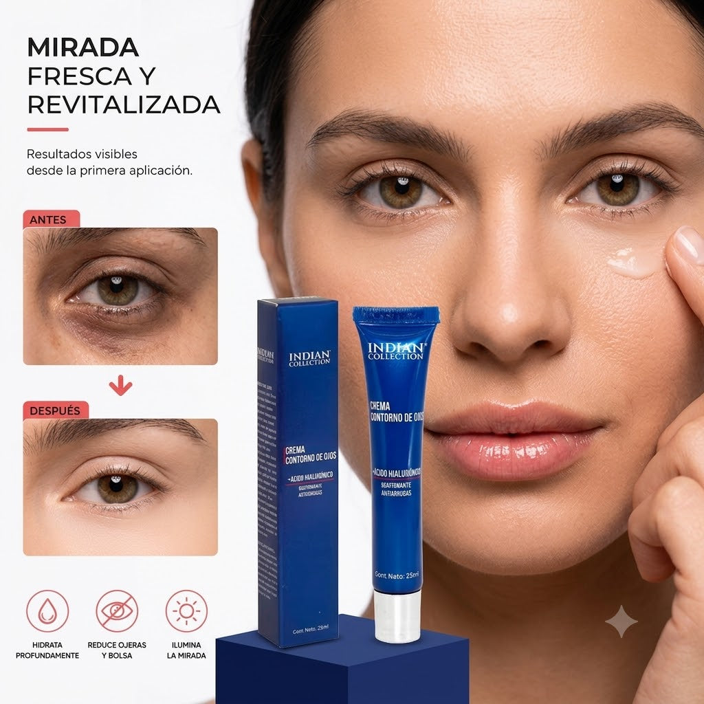 "2x1" Crema Antiojeras- Tratamiento Reafirmante De Ojos
