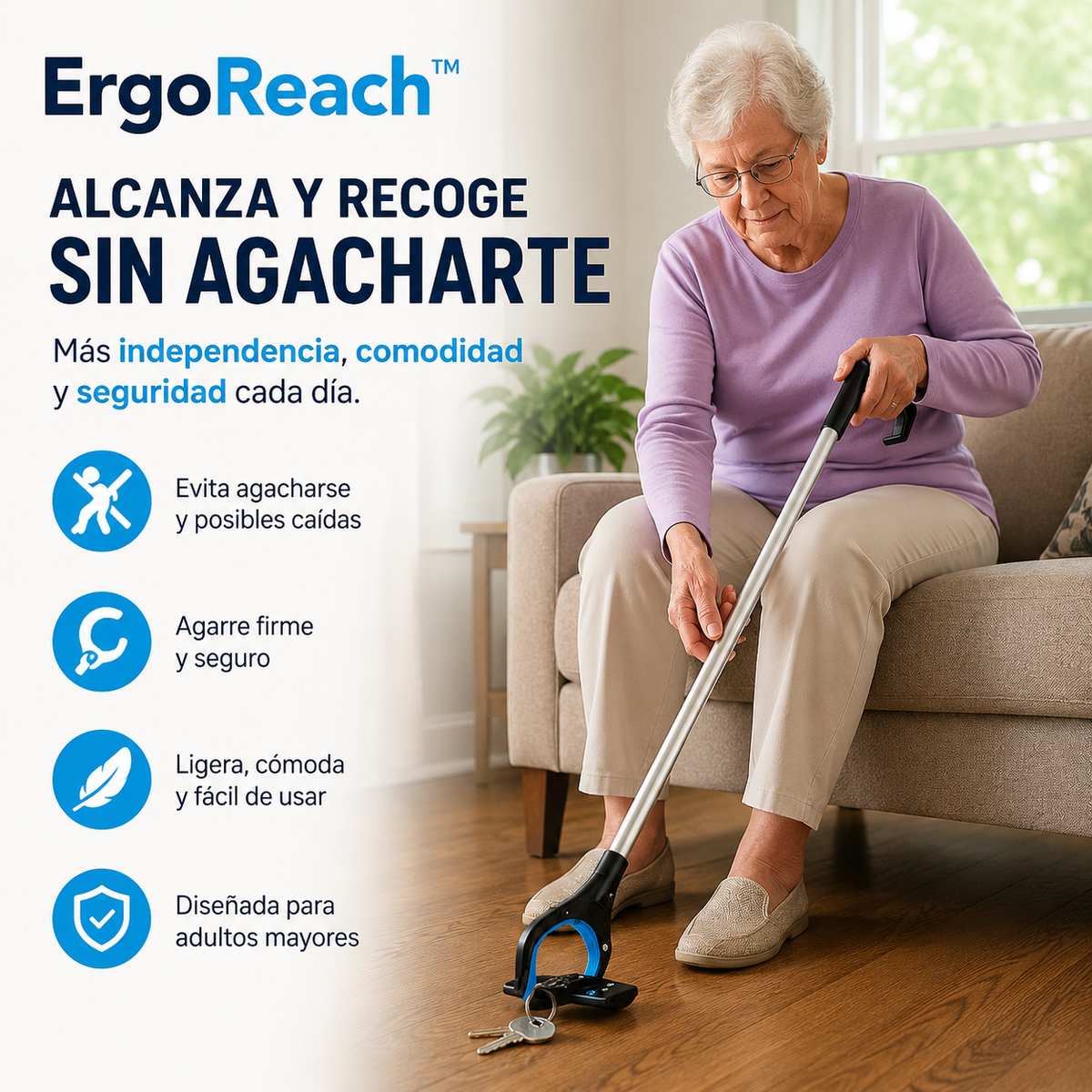 "2x1" ErgoReach™ Pinza de Alcance, Agarre y Recolección