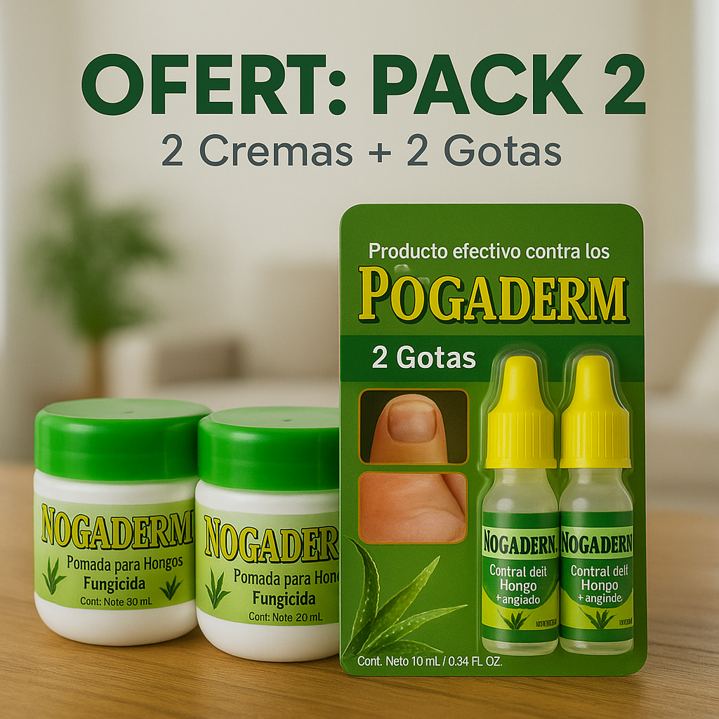 Elimina Hongos, Picazón y Mal Olor — Recupera tus Uñas con Nogaderm®