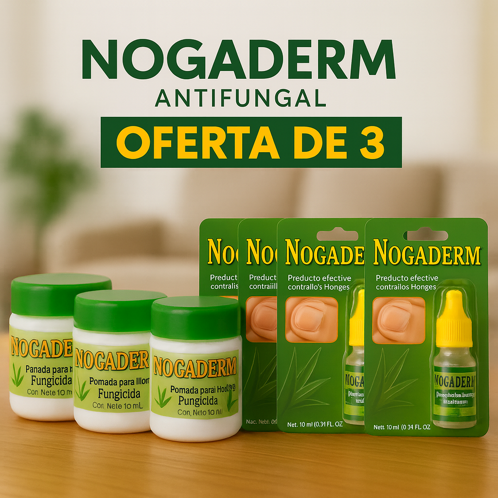 Elimina Hongos, Picazón y Mal Olor — Recupera tus Uñas con Nogaderm®