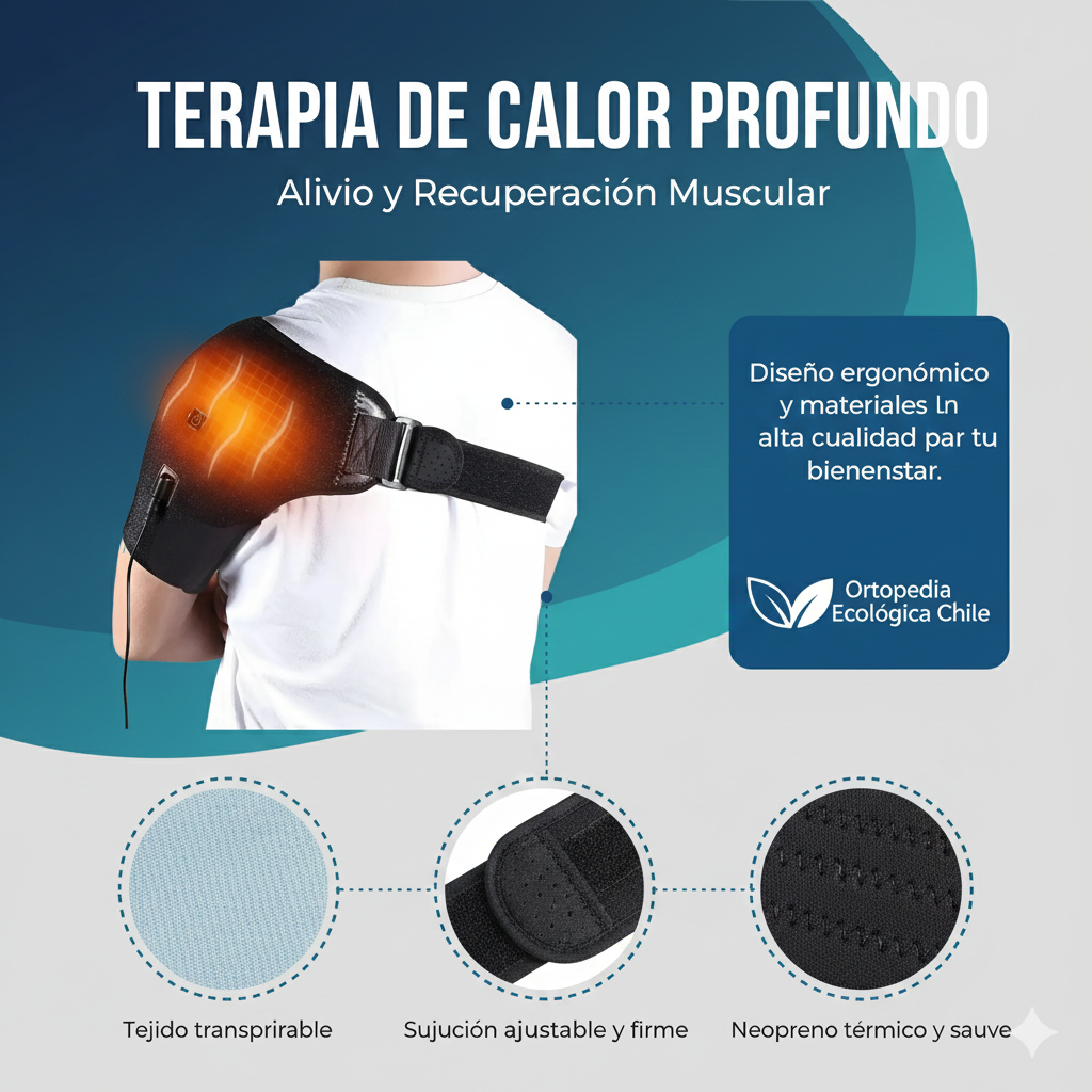 Alivia Tu Dolor de Hombros - Hombrera Termica Premium®.